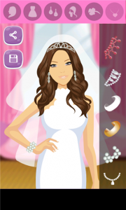 fashion girl wedding WP