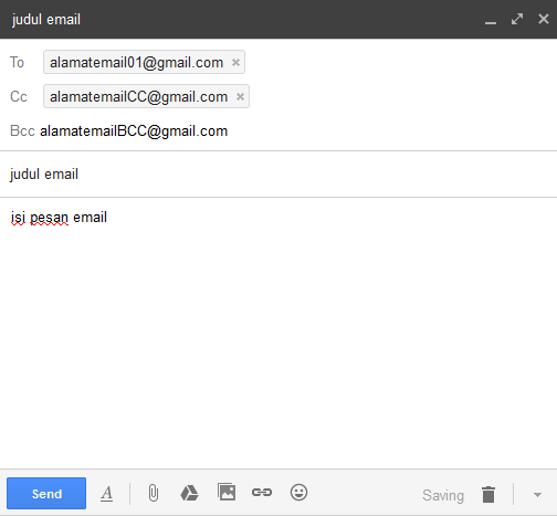Mengirimkan email langsung ke sebuah alamat tertentu biasa disebut