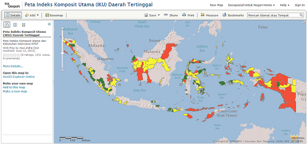 Badan Informasi Geospasial Sediakan Data Geospasial Indonesia Secara ...