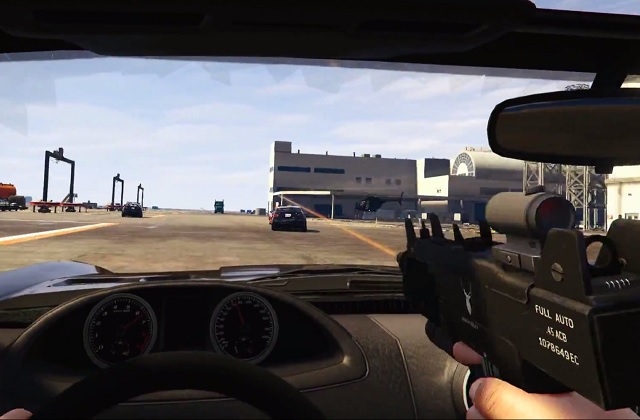 gta v first person shooter