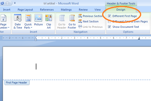 Cara Membuat Kop Surat di Microsoft Word 2007, Lengkap ...