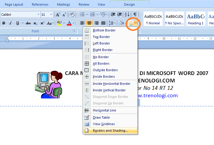 Cara Membuat Kop Surat Di Microsoft Word 2007 Lengkap Dengan Gambar Dailysocial