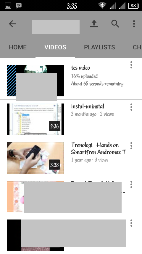 Cara Upload Video di Aplikasi YouTube Android