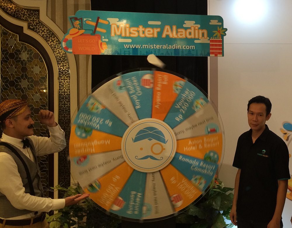 CEO Mister Aladin Teddy Pun dalam acara peluncuran layanan / DailySocial