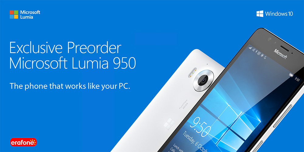 Pre-Order Lumia 950 / Microsoft