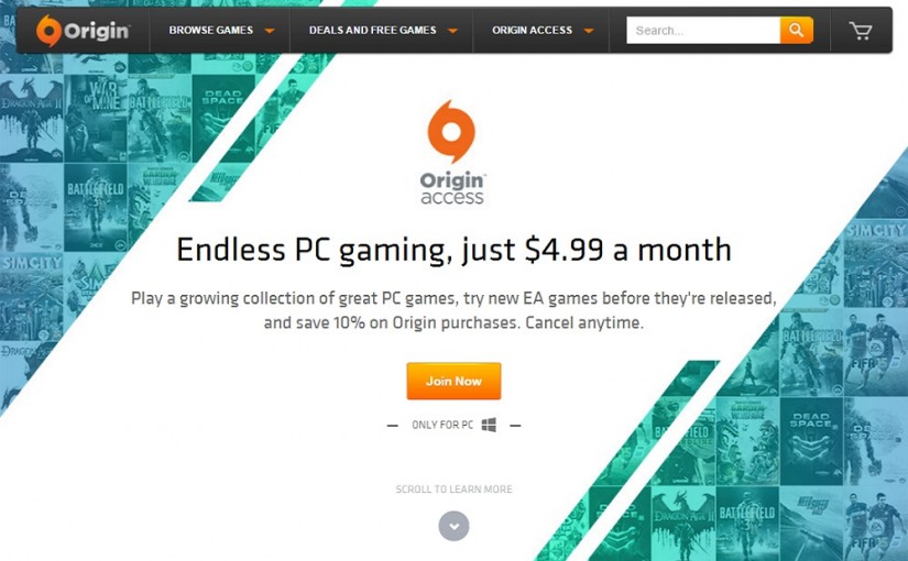 Apa Saja yang Ditawarkan Layanan Berlangganan Game EA Origin Access?