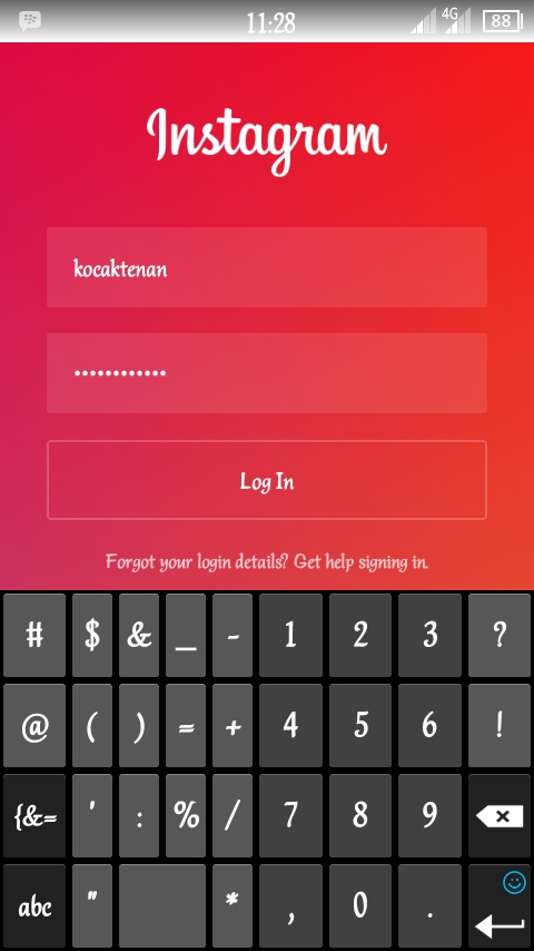 cara menambahkan akun di aplikasi Instagram versi Android