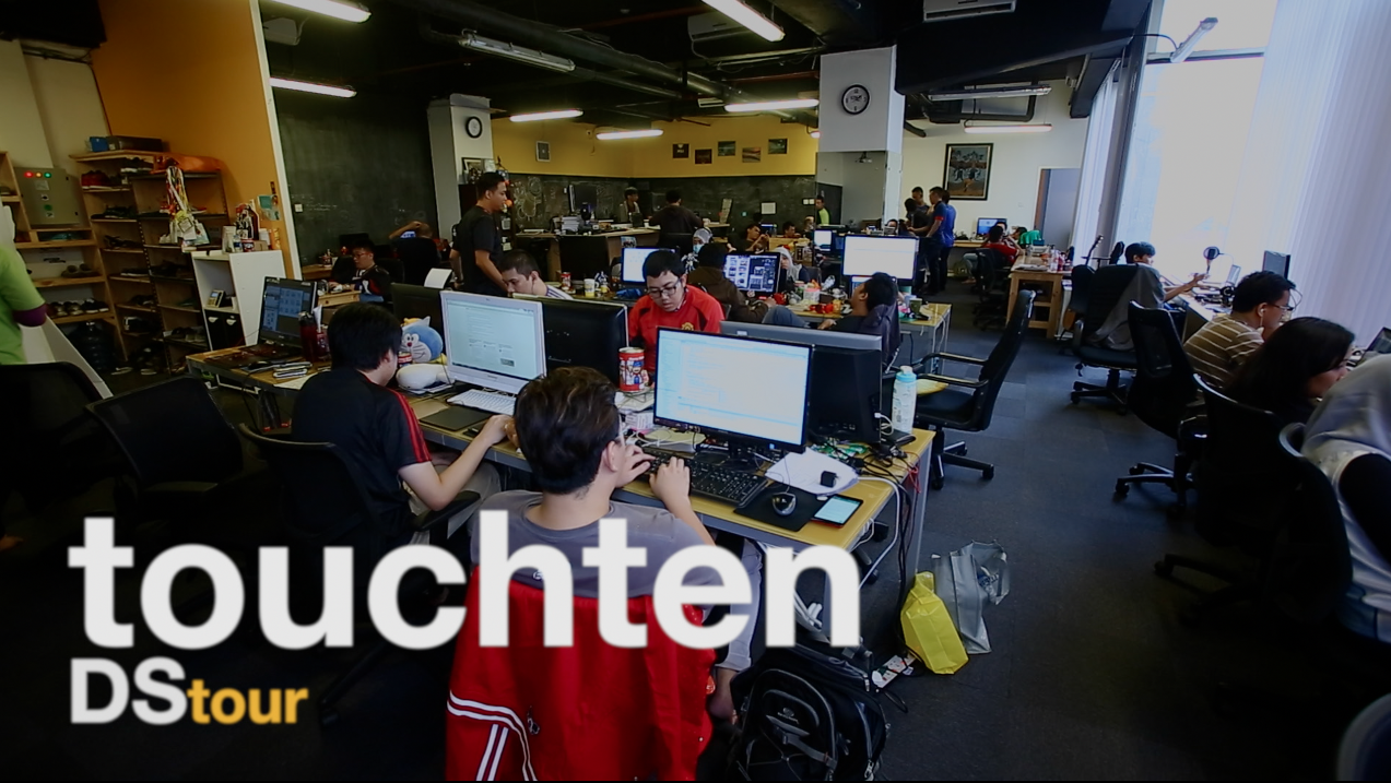 Melihat langsung isi kantor mobile game provider Touchten / DStour