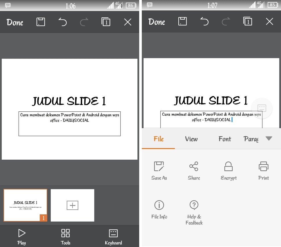 Bagaimana Cara Membuat Presentasi Powerpoint Di Smartphone