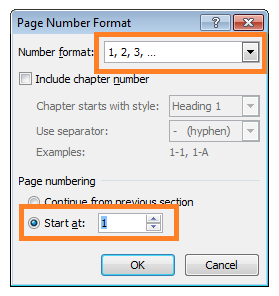 cara membuat penomoran halaman yang berbeda di microsoft word 2010