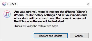 Cara restore iPhone