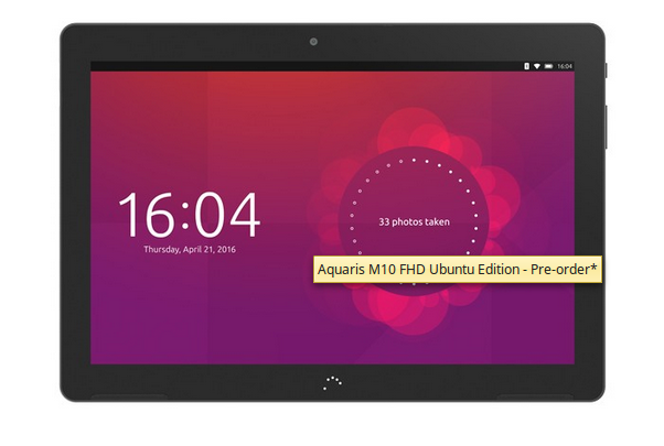 Debut Perdana Perangkat Tablet BQ Aquarius M10 Ubuntu Edition Telah Dimulai di Kawasan Eropa