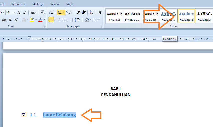 Cara Buat Titik titik Daftar Isi di Microsoft Word Semua Versi