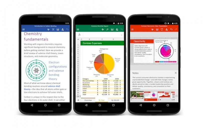 Tiga Aplikasi Office untuk Android Peroleh Sederet Fitur Baru