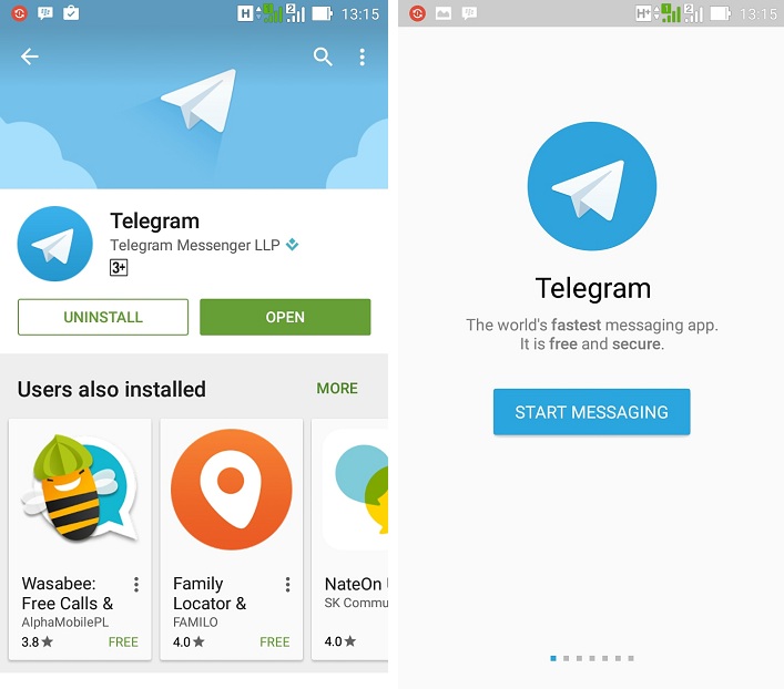 Cara Install dan Daftar Akun Telegram Versi Android