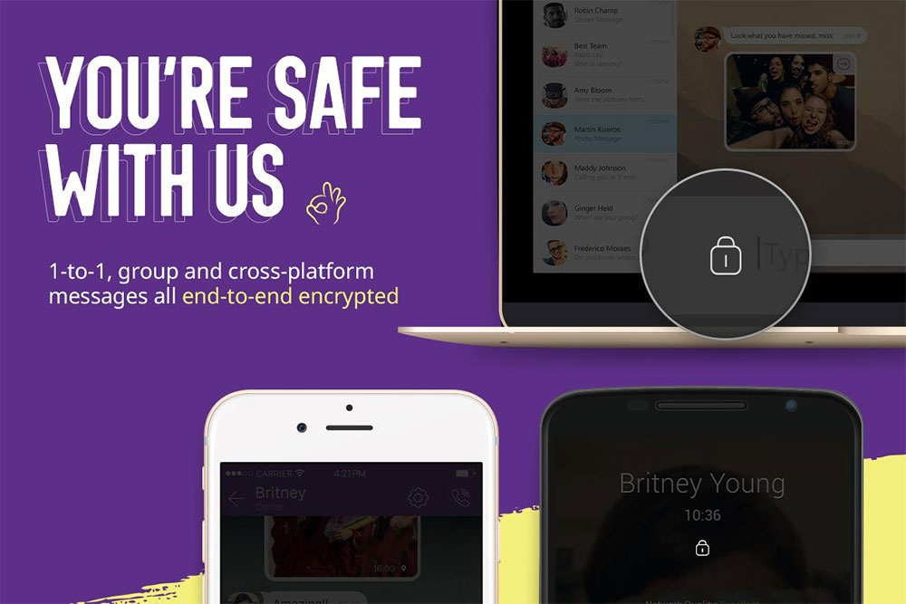 Viber kini juga tawarkan fitur enkripsi end-to-end untuk semua perangkat / Viber for SEO