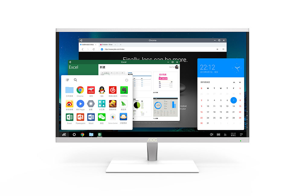 AOC Mars dengan sistem operasi Remix OS / Jide