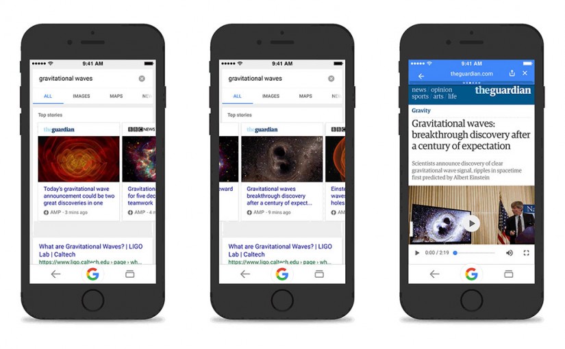 Browsing di Aplikasi Google untuk iOS Makin Cepat Berkat Dukungan Accelerated Mobile Pages
