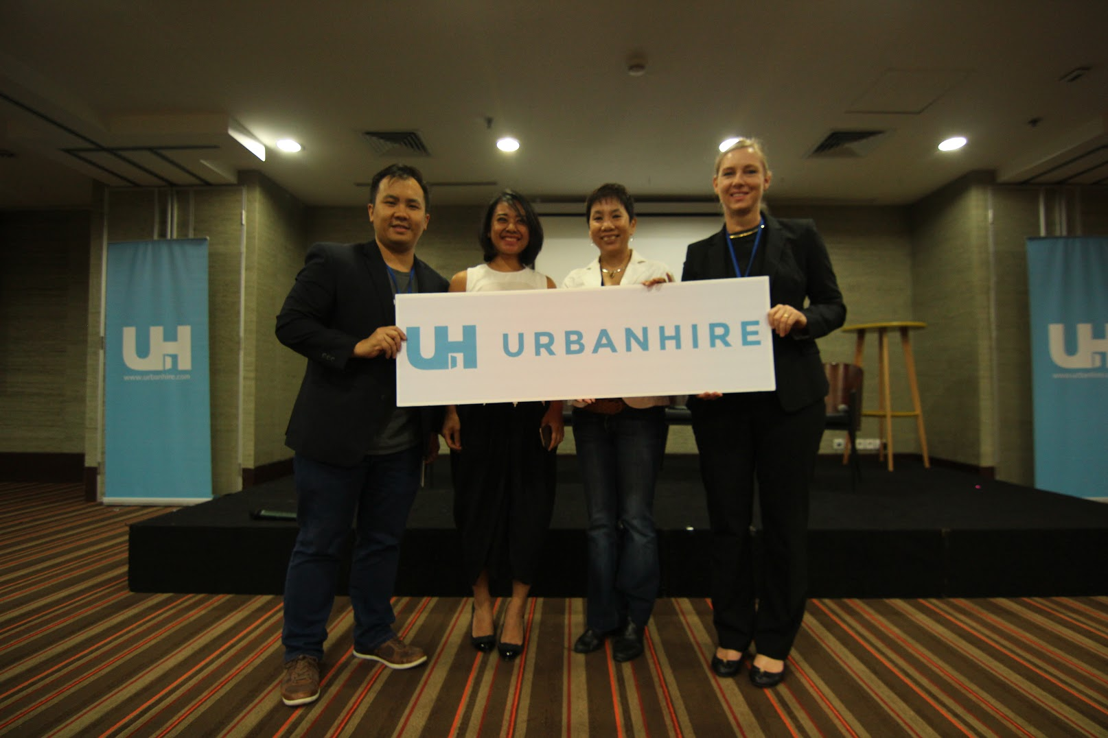 Founder and CEO Urbanhire Benson Kawengian saat peluncuran Urbanhire Search / Urbanhire