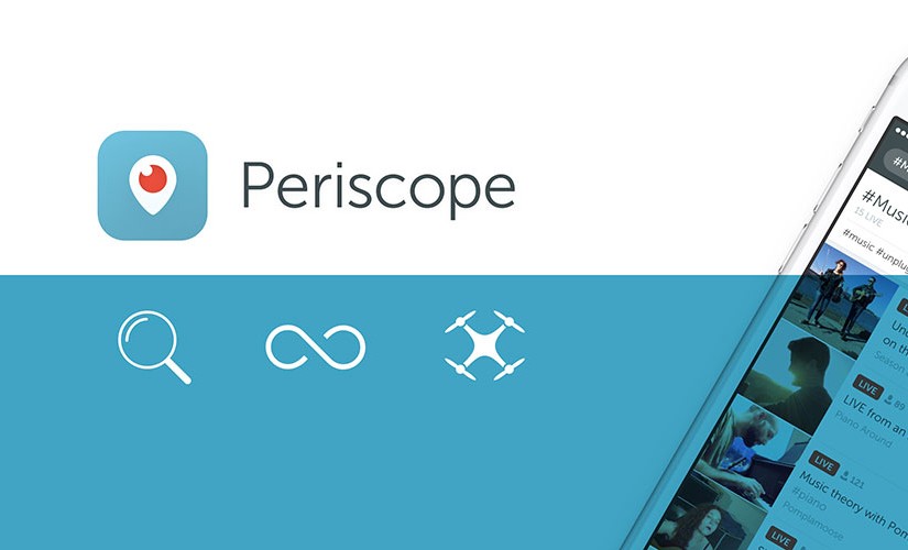 Periscope Akan Hadirkan Dukungan Atas Drone DJI dan Fitur Pencarian Video Berdasarkan Topik