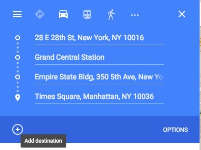 bocoran fitur multiple destination di Google Maps mobile