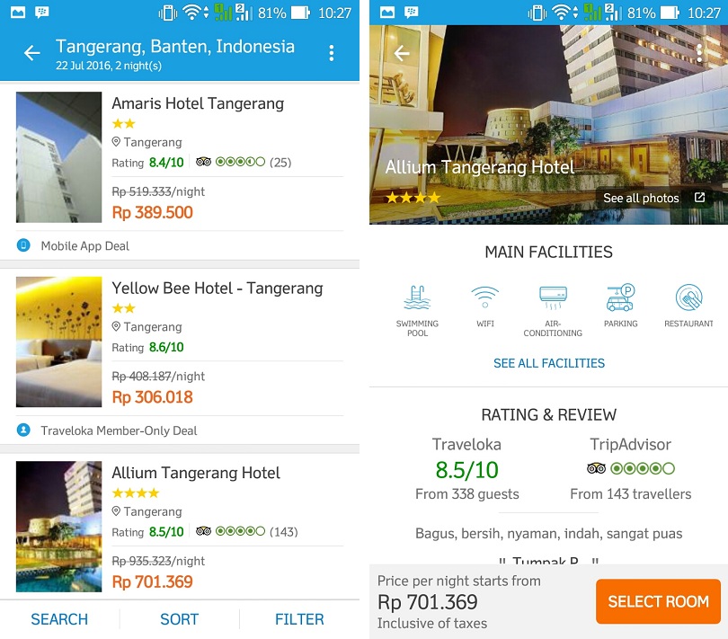 Contoh Kwitansi Hotel Amaris