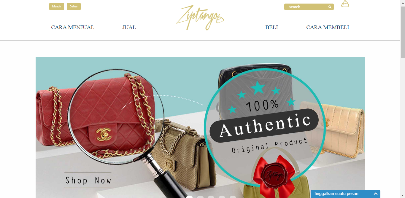Ziptango kini meramaikan ranah marketplace luxury goods di Indonesia / Ziptango