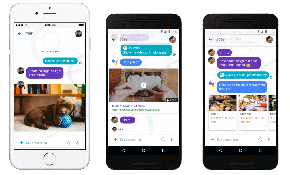 Google Allo Interface