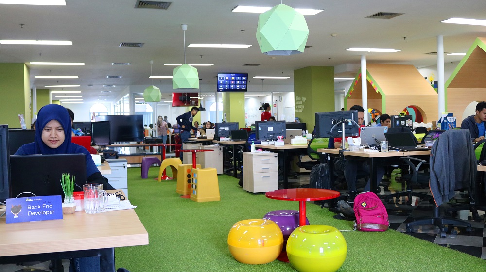 Salah satu sudut di kantor Kudo. Mereka baru saja mengumumkan perolehan pendanaan baru / Kudo
