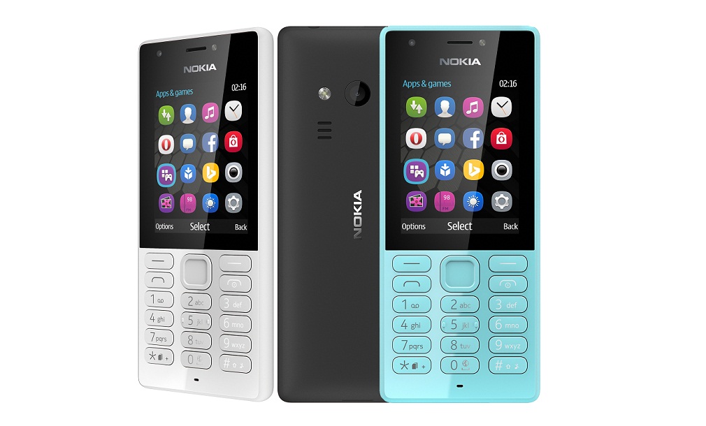 Ponsel Nokia 216 Tersedia dalam Dua Varian, Single dan Dual SIM