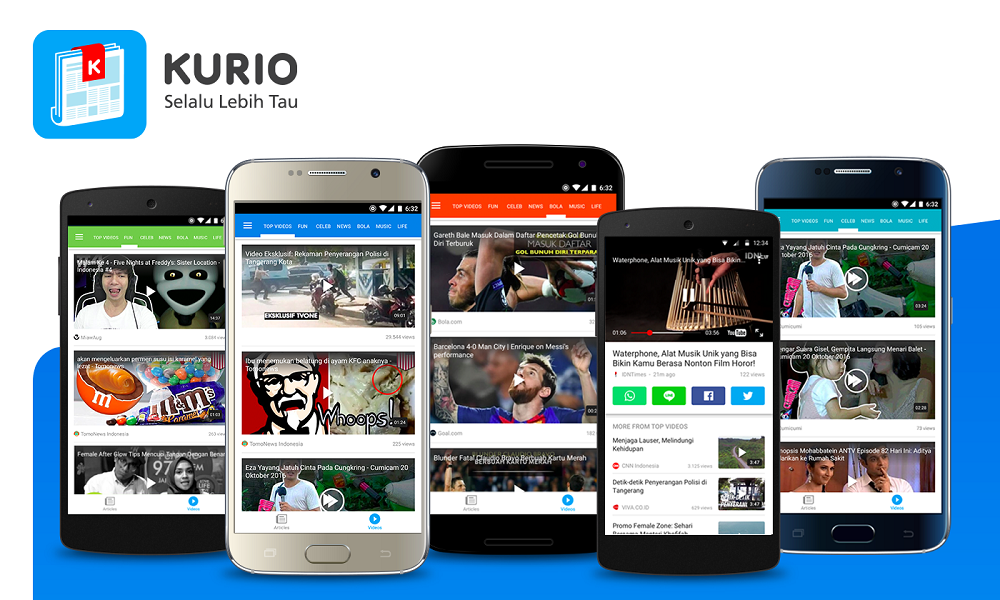 Kurio menghadirkan Video Channel untuk memperkaya konten / Kurio