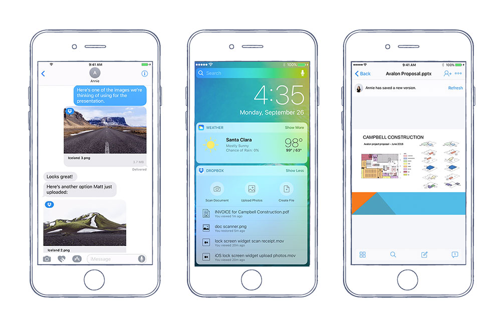 Versi terbaru Dropbox untuk iOS hadirkan sejumlah fitur menarik / Dropbox