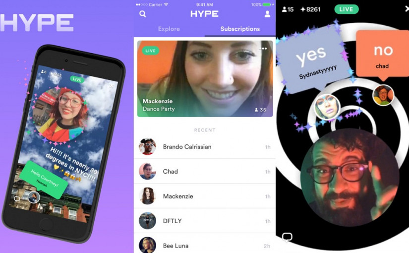 HYPE, Aplikasi Live Streaming Buatan Co-founder Vine