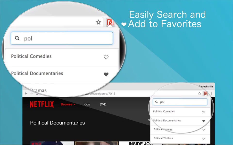 Pengguna dapat melakukan pencarian kategori dan menandainya sebagai favorit / Chrome Web Store