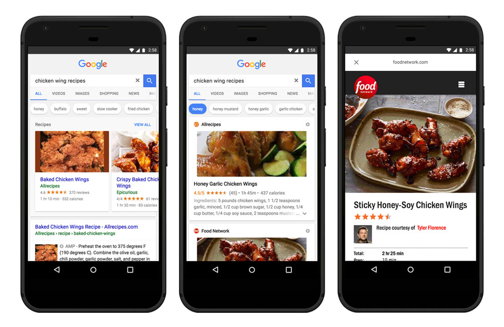 Pencarian Resep Masakan Di Aplikasi Google Kini Lebih