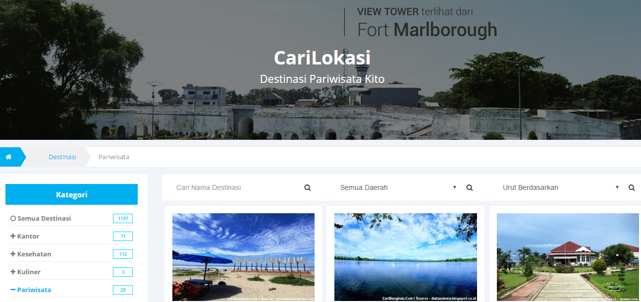 CariBengkulu dan usahanya merintis jalan menuju portal informasi utama Bengkulu / DailySocial