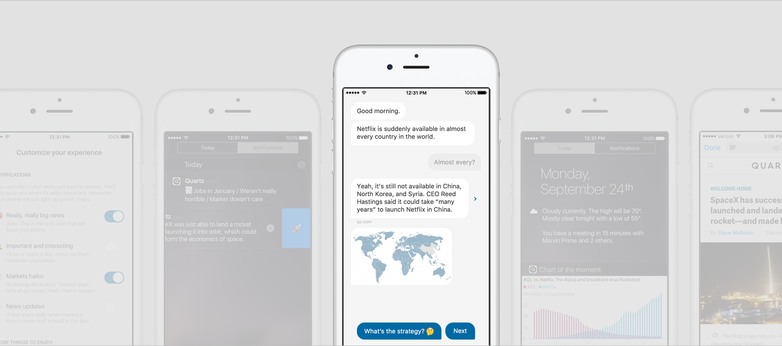 Quartz, untuk yang interaktif dan ingin coba hal baru dalam membaca berita / Quartz