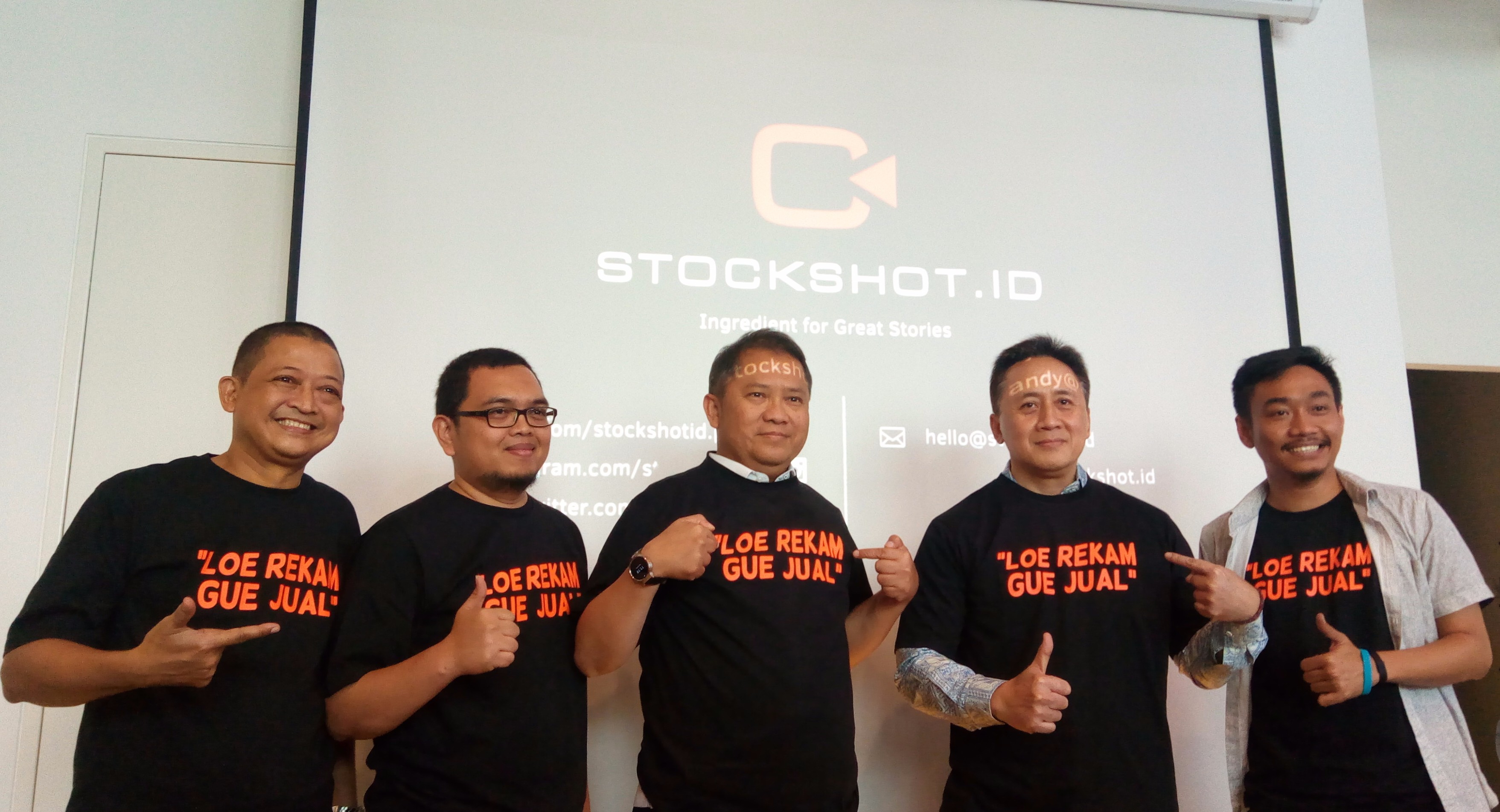 Peresmian Stockshot.id turut dihadiri Menkominfo Rudiantara dan Kepala Bekraf Triawan Munaf / DailySocial