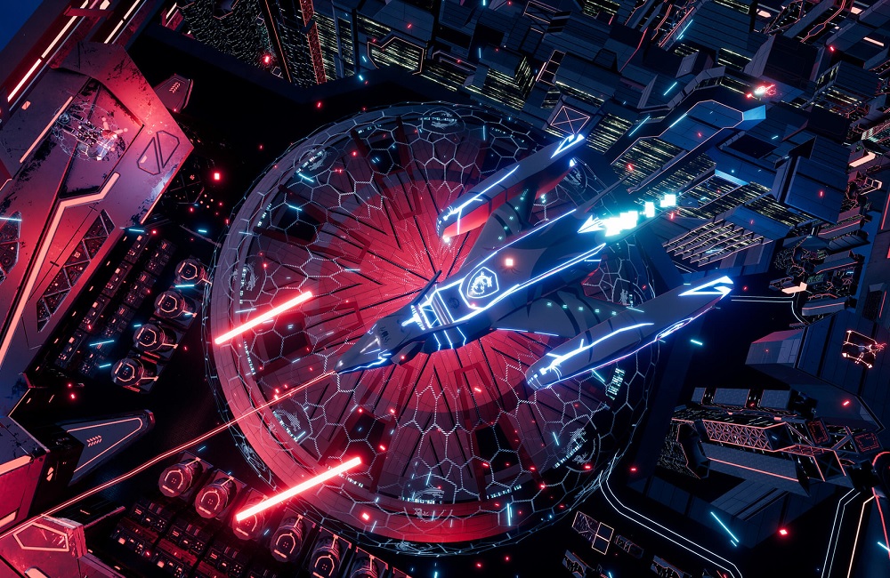 Screenshot dari MSI Electric City: Core Assault.