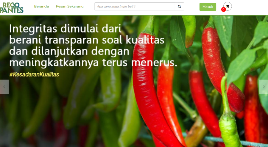 Rego Pantes dan impiannya membantu [etani dan menghilangkan tengkulak memanfaatkan teknologi / Rego Pantes