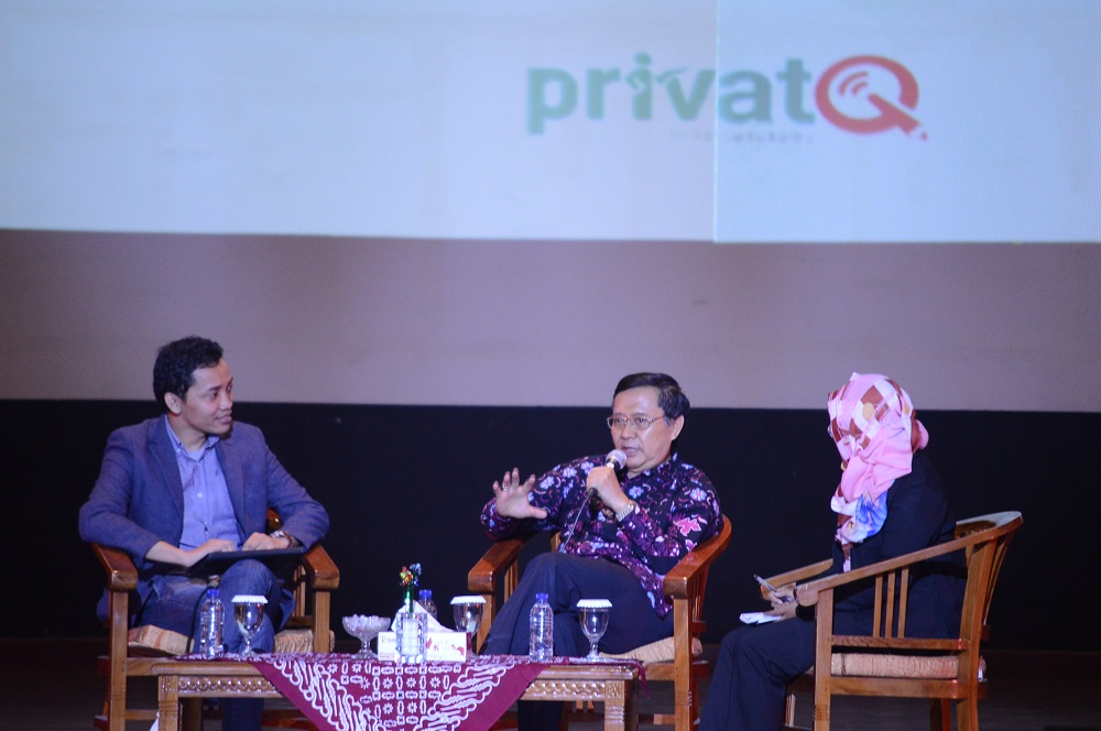 Diskusi di acara peluncuran PrivatQ / PrivatQ