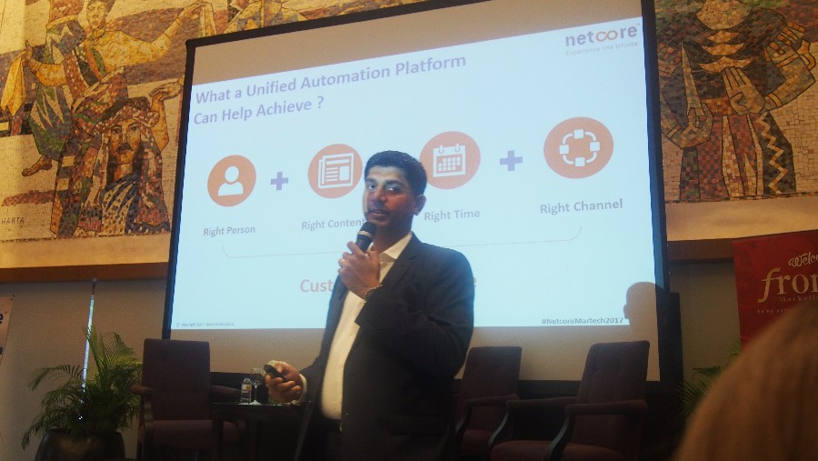 Senior VP Global Enterprise Sales Netcore Solutions Abithab Bhaskar / DailySocial