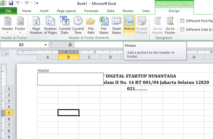 Panduan Pemula Cara Membuat Kop Surat Di Microsoft Excel 2010