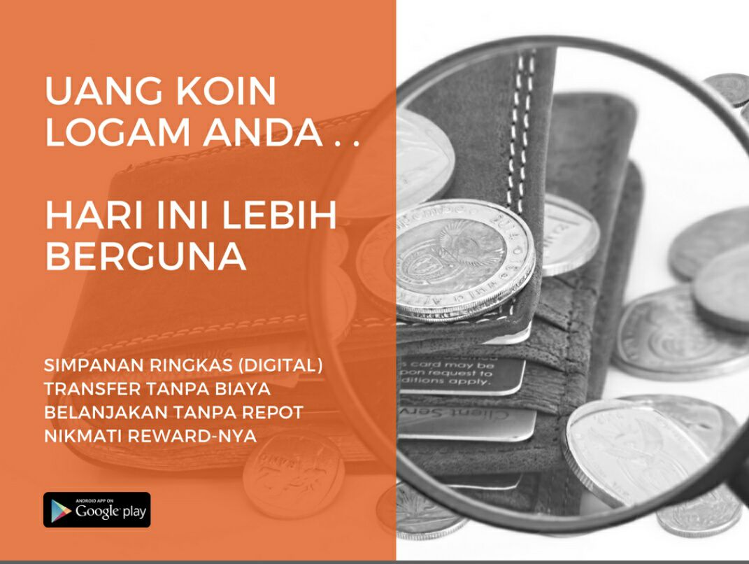 Celengan ID fasilitasi pengguna dengan layanan penukaran uang logam / Celengan ID