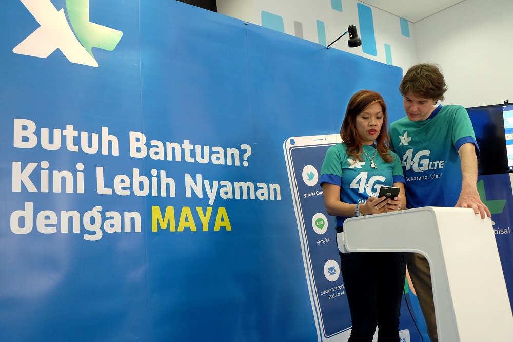 XL Axiata virtual asisten / XL Axiata