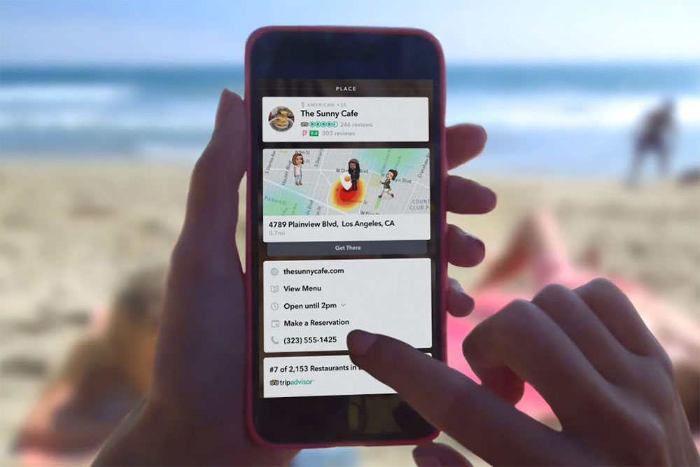 Snapchat Context Cards / Snap