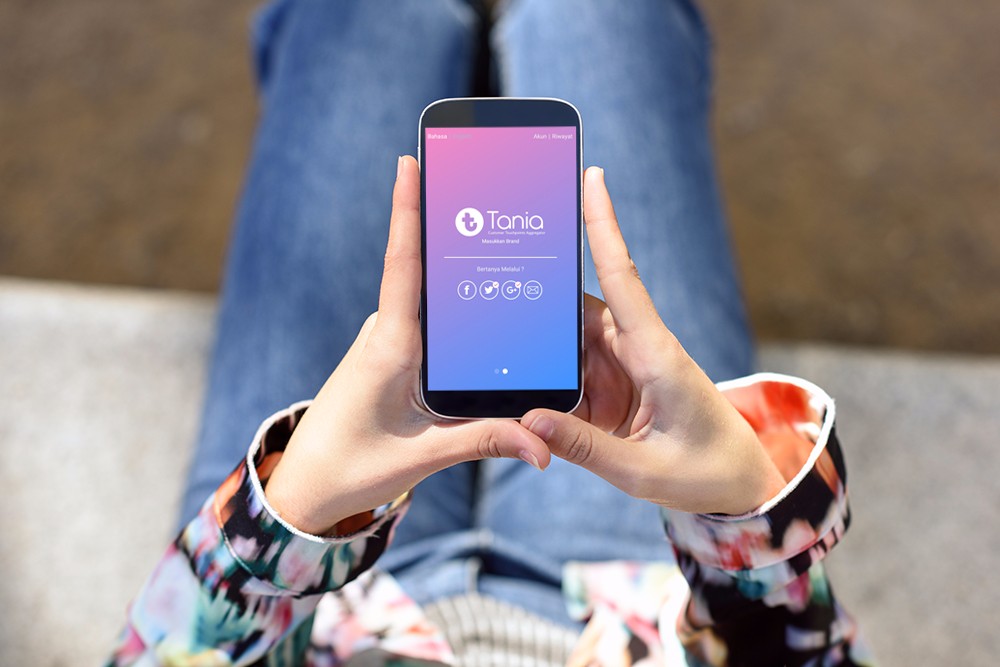 Tania adalah sebuah aplikasi agregator akun resmi brand untuk konsumen / Ivosights