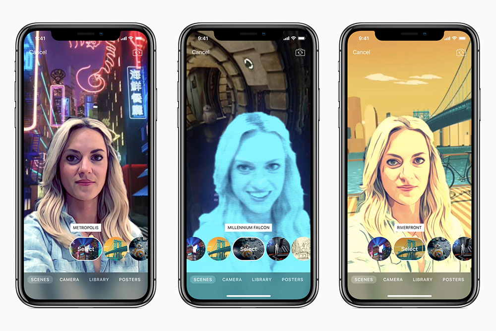 Selfie Scenes di Clips 2.0 / Apple for SEO