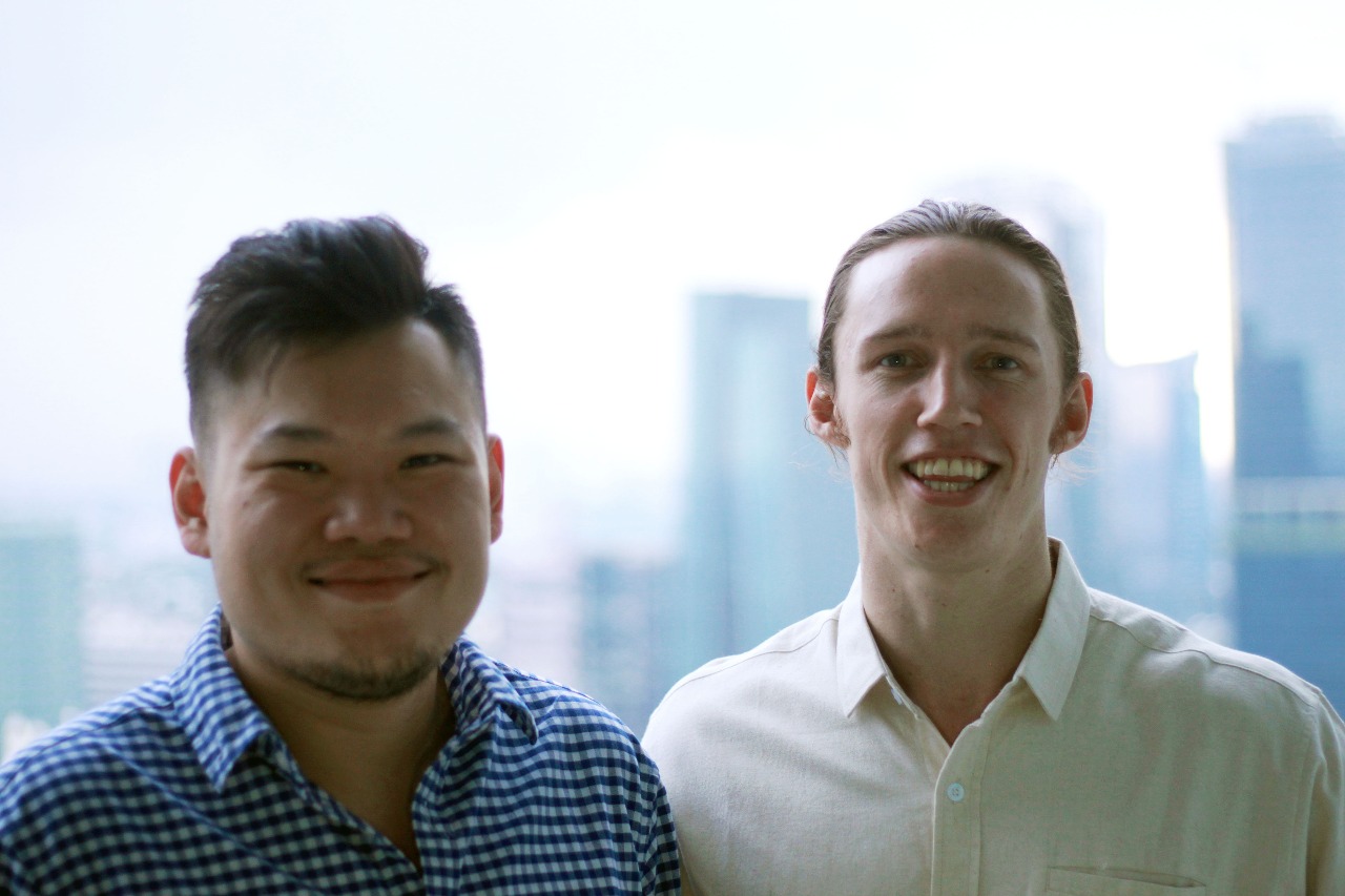 Wilton Halim and Kalen Iselt, MobilKamu's co-founder