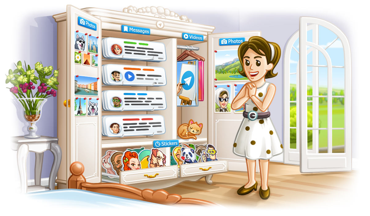 Ilustrasi aplikasi Telegram Terbaru
